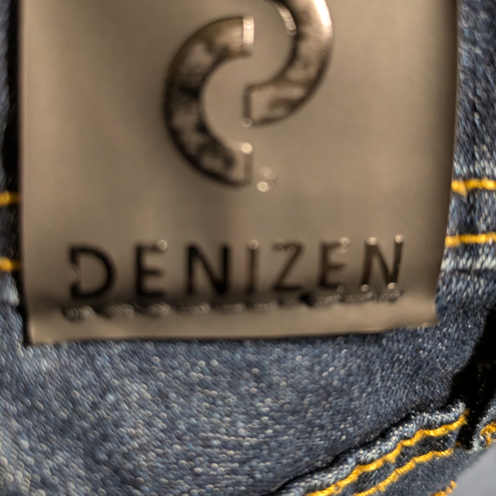 Denizen from Levi's Blue Denim Jeans with Distinctive Stitching